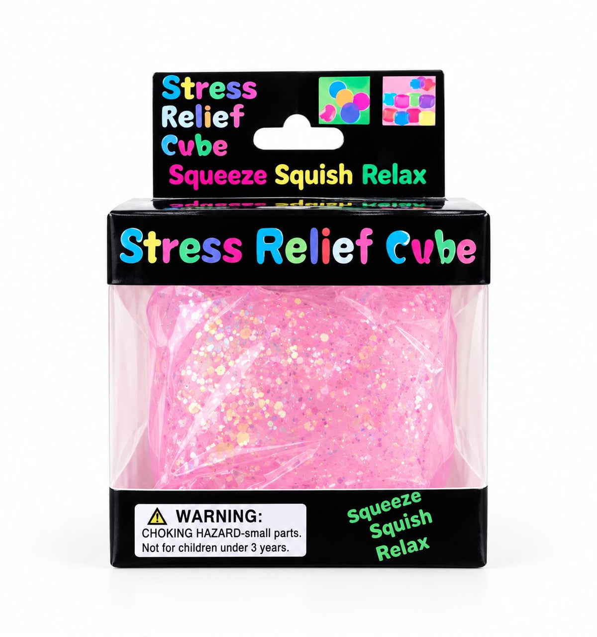 Squeeze Squish Relax Glitter